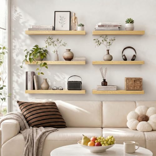 16 inchs Floating Shelves for Wall Set of 2