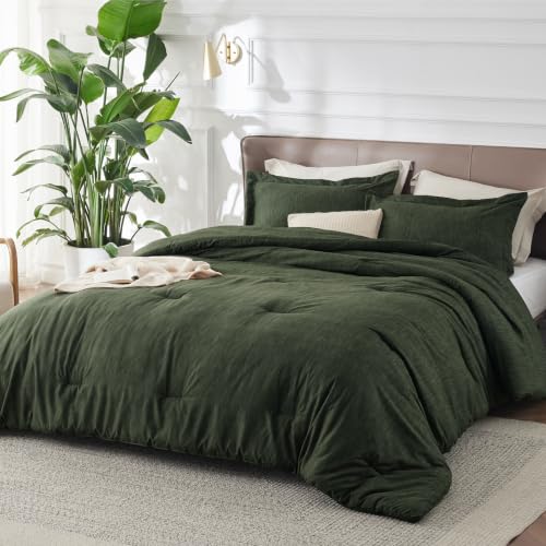 Olive Green King Size Comforter Set