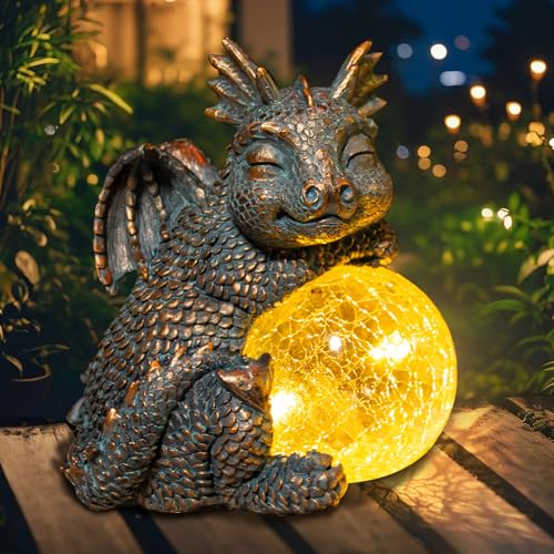 Solar Dragon Garden Statue
