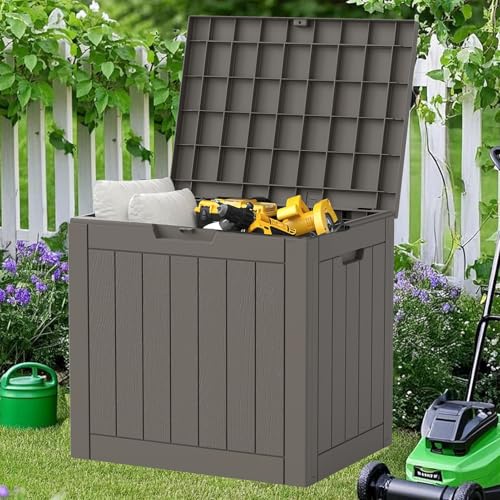 32 Gal Outdoor Storage Box Waterproof Lockable