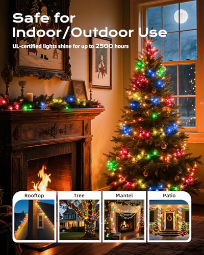 Multicolor Christmas Mini String Lights (100 Count)