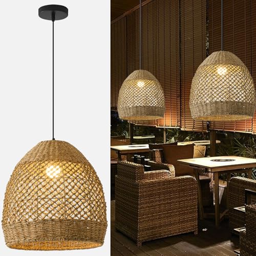 Rattan Pendant Light