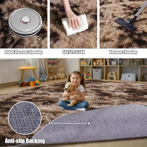 Fluffy Plush Shag Rug 6x9