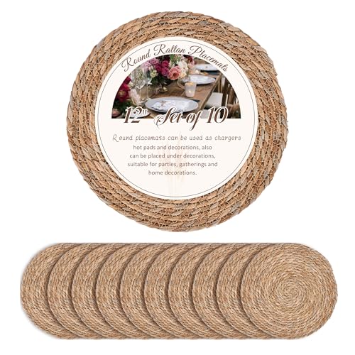 Defined Deco Woven Placemats Set of 10 (10 Count)