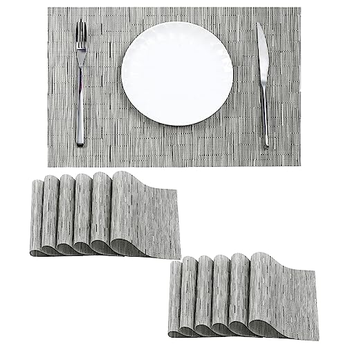 Silver Placemats Set of 12 (12 Count)