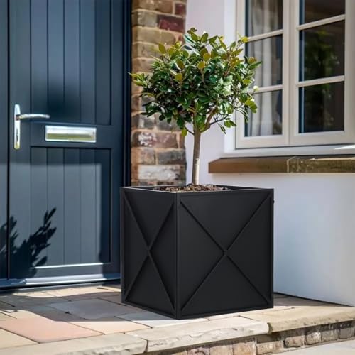 Large Metal Planter Box 17”x 17”x 18”