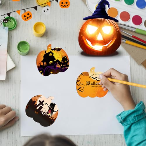 60 Pcs Pumpkin Wooden Cutouts Thanksgiving Unfinished Wood Crafts Pumpkin Wooden Pumpkins Ornaments to Paint Decorations DIY Blank Fall Pumpkin Shapes Discs Halloween 3.9x3.5 Inch (63 Count)