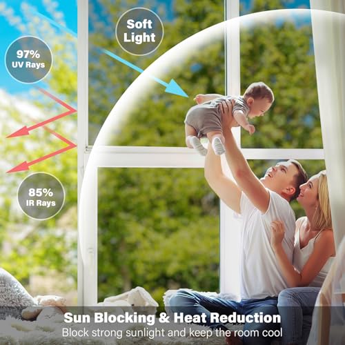 One Way Window Privacy Film Sun UV Blocking