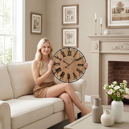 Inch Modern Farmhouse Wall Clock