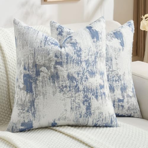 Pack of 2 Faux Cashmere Throw Pillow Covers 18x18 Inch (2 Count)