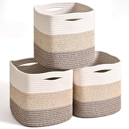 13 Inch Cube Closet Storage Bins (3 Count)