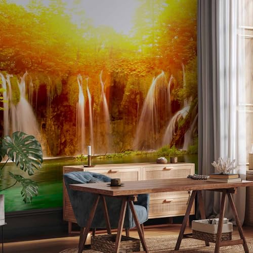 Peel and Stick Wallpaper Peel and Stick Waterfall 212x98 Inch (11 Count)