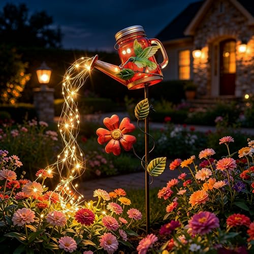 Solar Watering Can Light