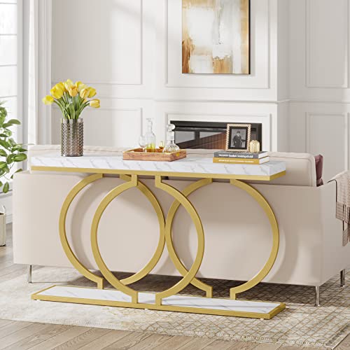 Gold Console Table