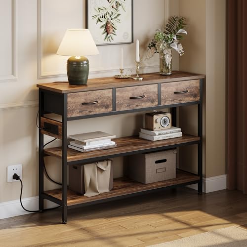 2 Pack Entryway Table with Outlets (2 Count)