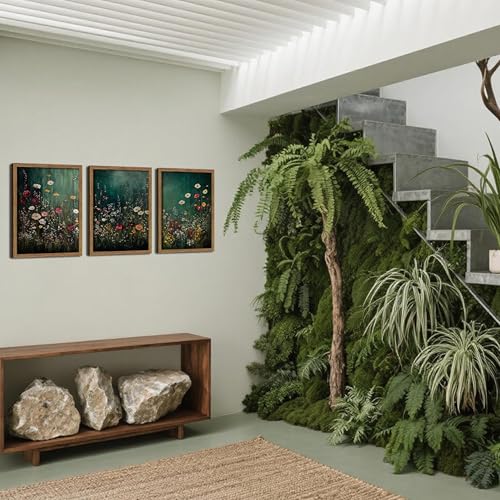 Vintage Wildflower Wall Art Set of 3 (3 Count)
