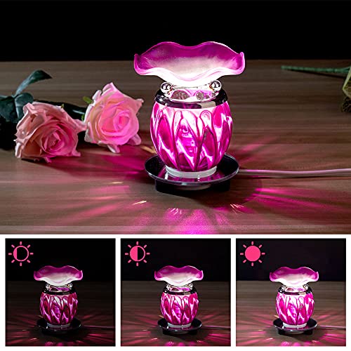 3 in 1 Electric Oil Warmer Scented Wax Warmer with with Auto Off Timer Candle Tar Melt Warmer Wax Melter Fragrance Oil Burner