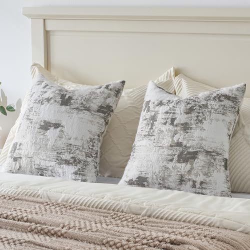 Pack of 2 Faux Cashmere Throw Pillow Covers 16x16 Inch (2 Count)