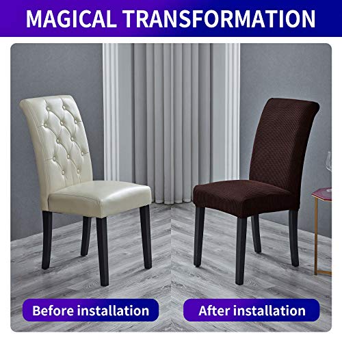 Stretch Chair Covers for Dining Room Set of 6