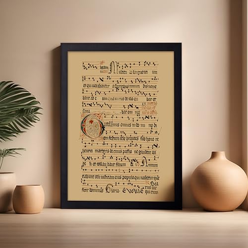 Vintage Hymnal Poster