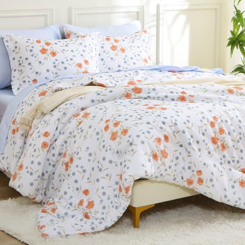 Orange Blossom Bed in a Bag King 7 Pieces