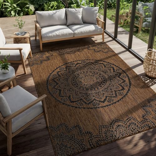 Outdoor Rug 6x9 Modern Area Rugs for Indoor and Outdoor Patios and Porches