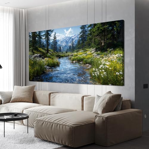 Nature Landscape Wall Art Prints Artwork Pictures For Living Room 24"X48"