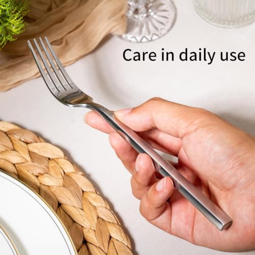 Cube 20 Piece Forged Flatware Set Service for 4 (4 Count)