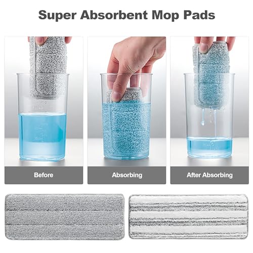 Microfiber Mop Replacement Pads (4 Count)