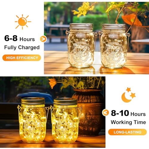 Solar Mason Jar Lights (12 Count)
