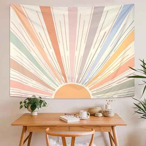 Boho Sun Tapestry Wall Hanging