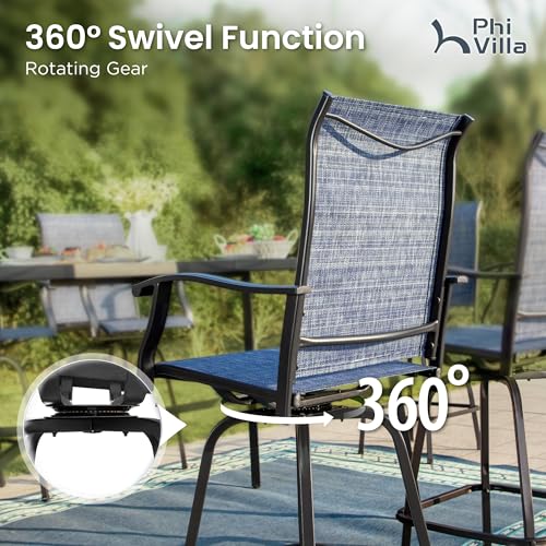 Bar Height Patio Table and Chairs 3 Piece (3 Count)