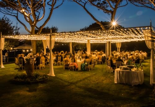 LED Curtain Lights Outdoor 40ft x10ft