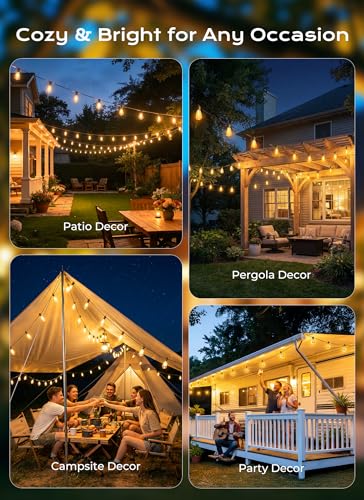 151FT Solar String Lights Outdoor (151 Foot)