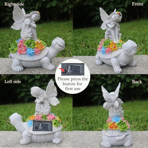 Solar Turtles For Outdoors Solar Turtle Garden Decor Solar Turtle Lights