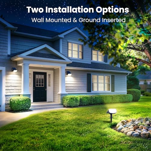 Solar Spot Lights Outdoor Waterproof (6 Count)