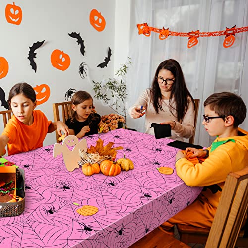 3 Pack Halloween Tablecloth Rectangular Table Halloween Party Decorations (3 Count)