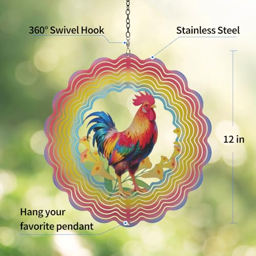 Wind Spinners Outdoor Chicken