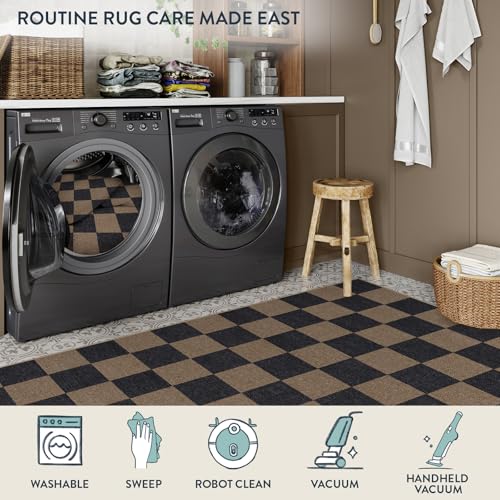Checkered Easy Jute 3x5 Outdoor Rug