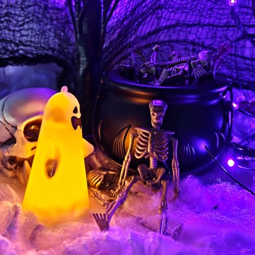 16Pcs 6" Halloween Mini Plastic Skeleton Figurines Decorations Set (16 Count)