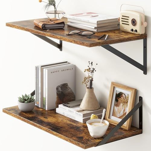 Deep Floating Shelves