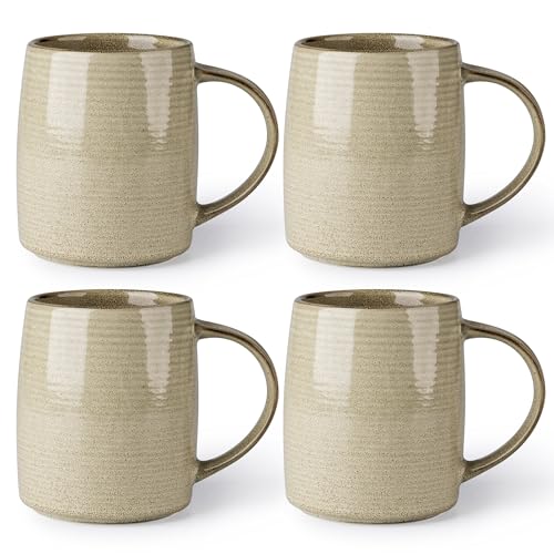 Large Coffee Mugs Set of 4 (4 Count)