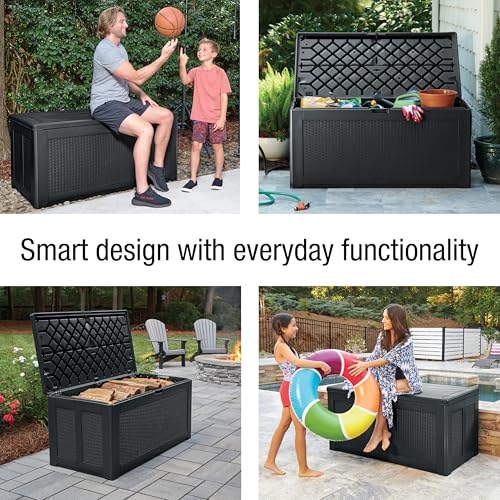 Extra Large Resin Outdoor Storage Deck Box
