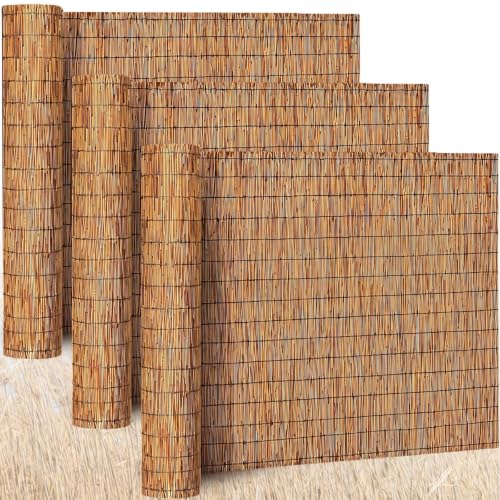 3 Pcs 3 x 16.4 ft Reed Fence Roller (3 Count)