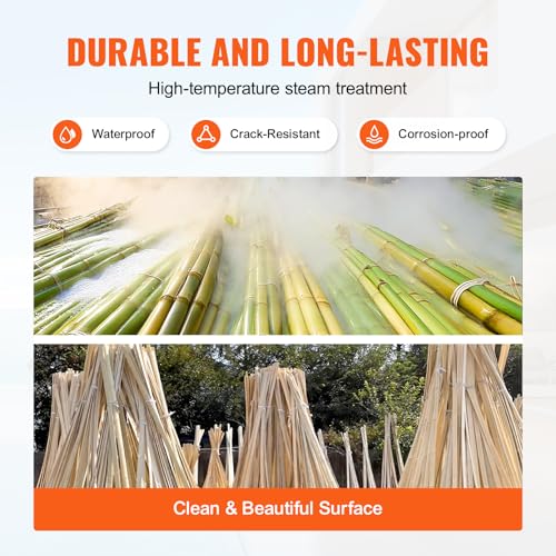 Natural Bamboo Privacy Fence Screen (96 Sq Ft)