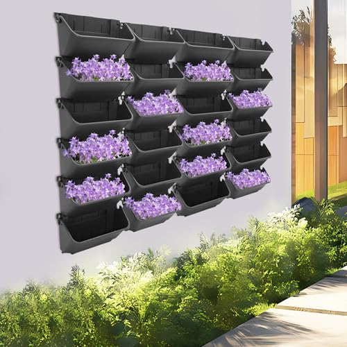24PCS Vertical Wall Planter