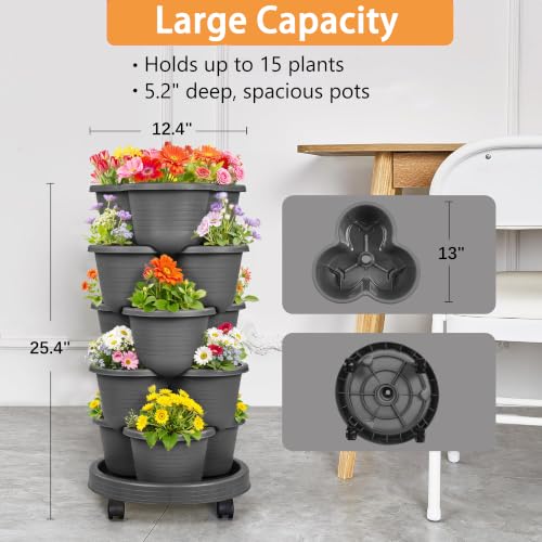 5 Tier Vertical Garden Planter (5 Count)