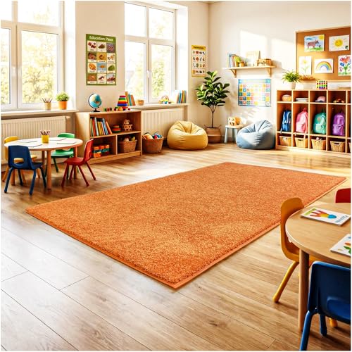 Soft & Colorful 6' x 8' Kids Classroom Area Rug