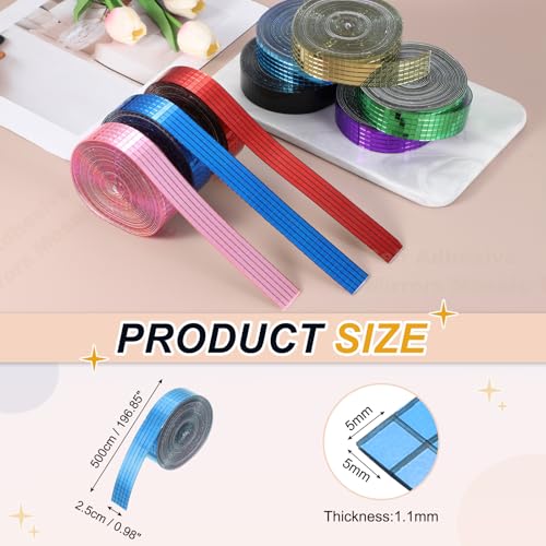 5x5mm Self Adhesive Mirrors Mosaic Tiles (5000 unidad)