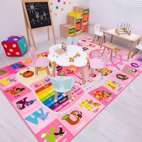 BENRON 4x6 Playroom Rug Washable